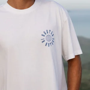 T-shirt Ajusté Décontracté Recyclé - Blanc