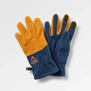 Gants en Polaire Recyclée Daytrip - Rich Navy/ Retro Orange
