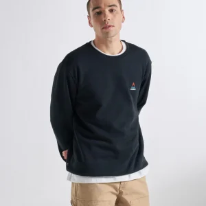 Sweatshirt en coton bio Vita - Noir