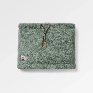 Snood en polaire Sherpa recyclée Ash - Pistache