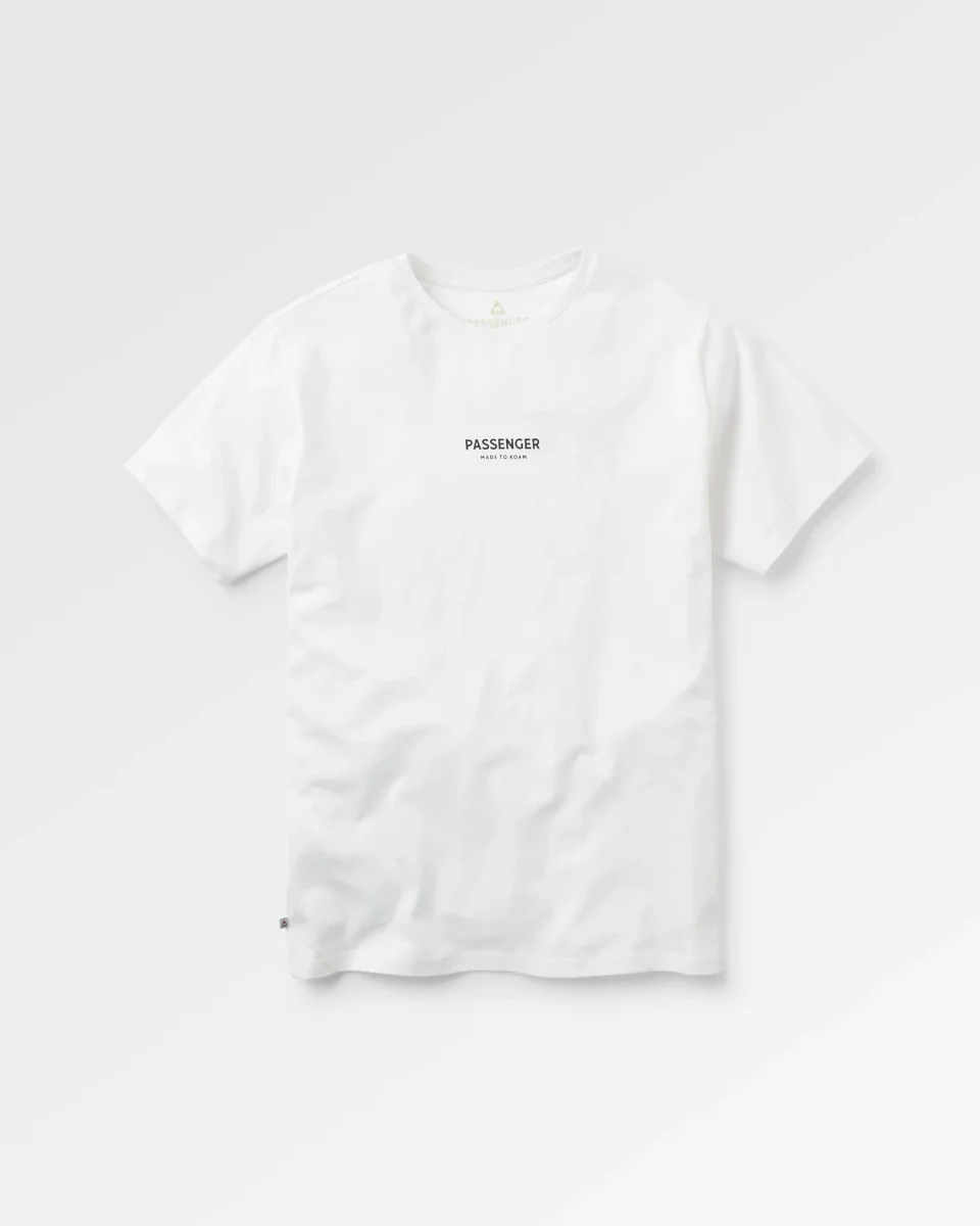 T-shirt en Coton Recyclé Passenger - Blanc – Image 2