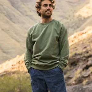 Sweat-shirt homme Heritage - kaki