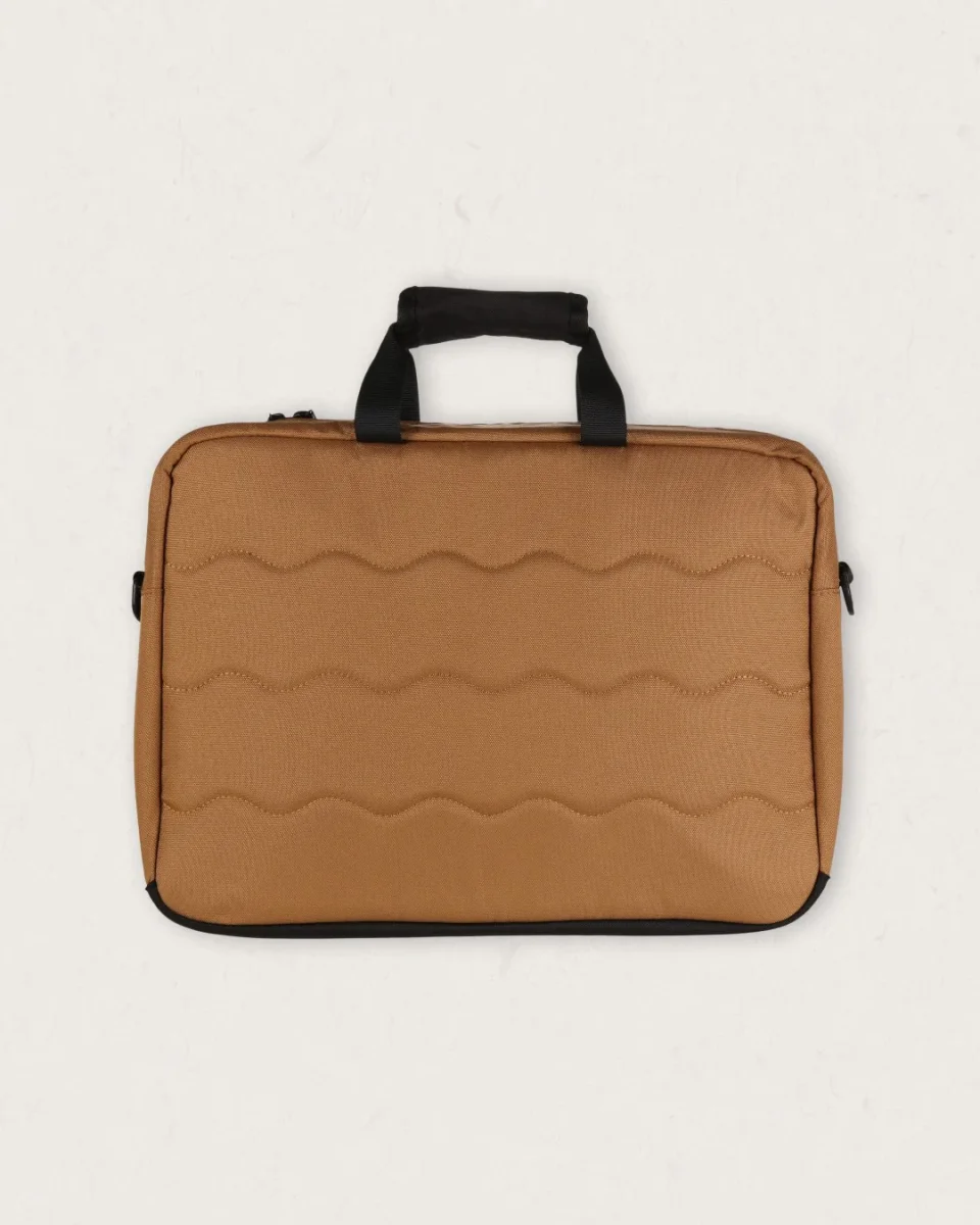 Sac Messager Recyclé - Marron Doré – Image 5