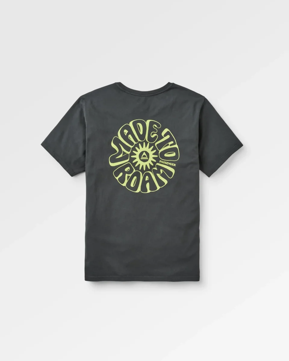 T-shirt en coton recyclé Easy Days - Noir – Image 2