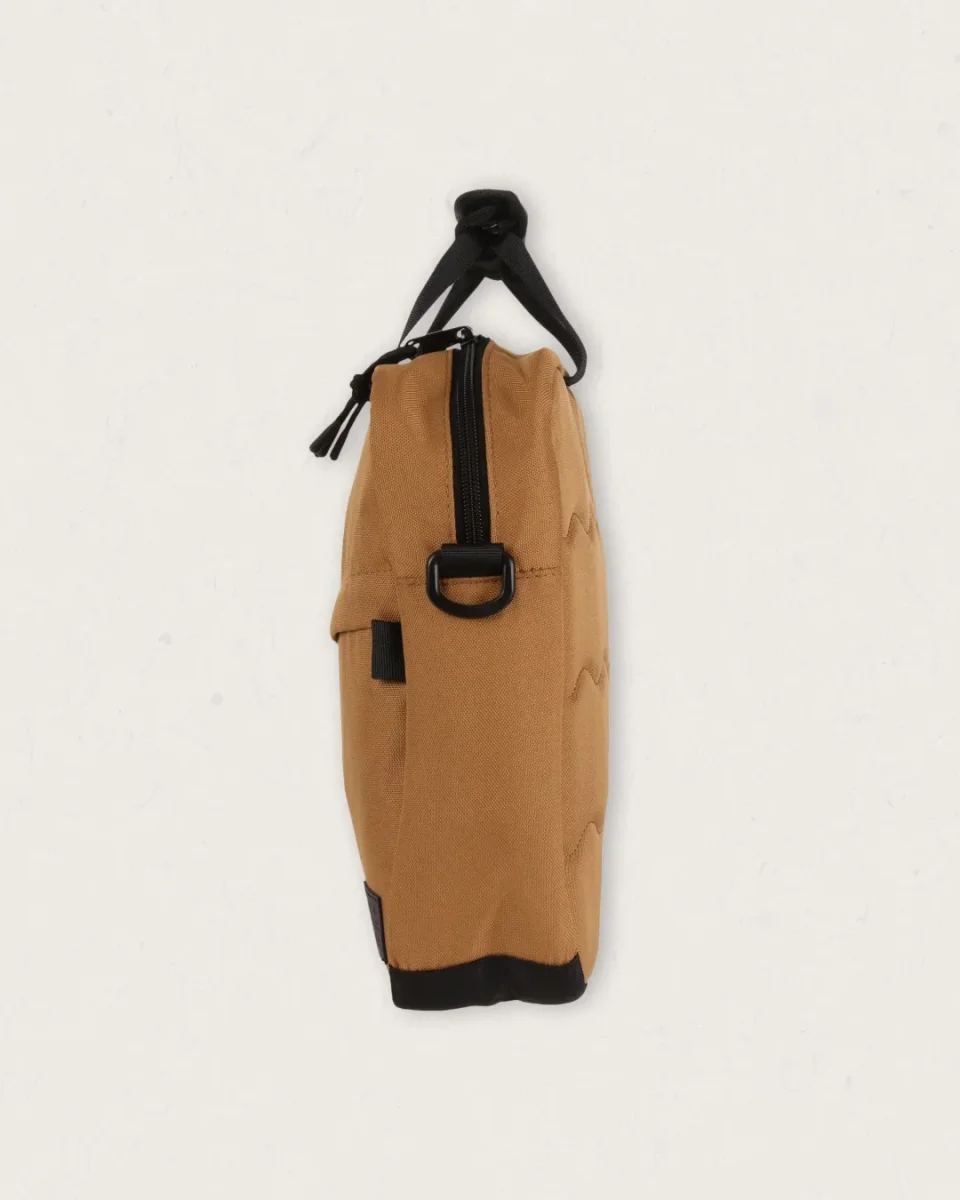 Sac Messager Recyclé - Marron Doré – Image 4