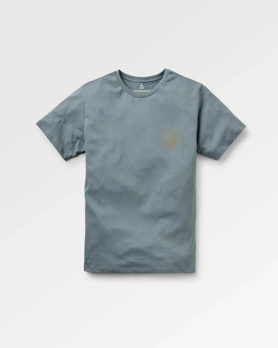 T-shirt en coton recyclé Escapism - Gris orageux