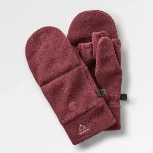 Mitaines Convertibles Polaires Recyclées Stem - Vin