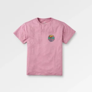 T-shirt en Coton Recyclé Laidback - Brouillard Rose