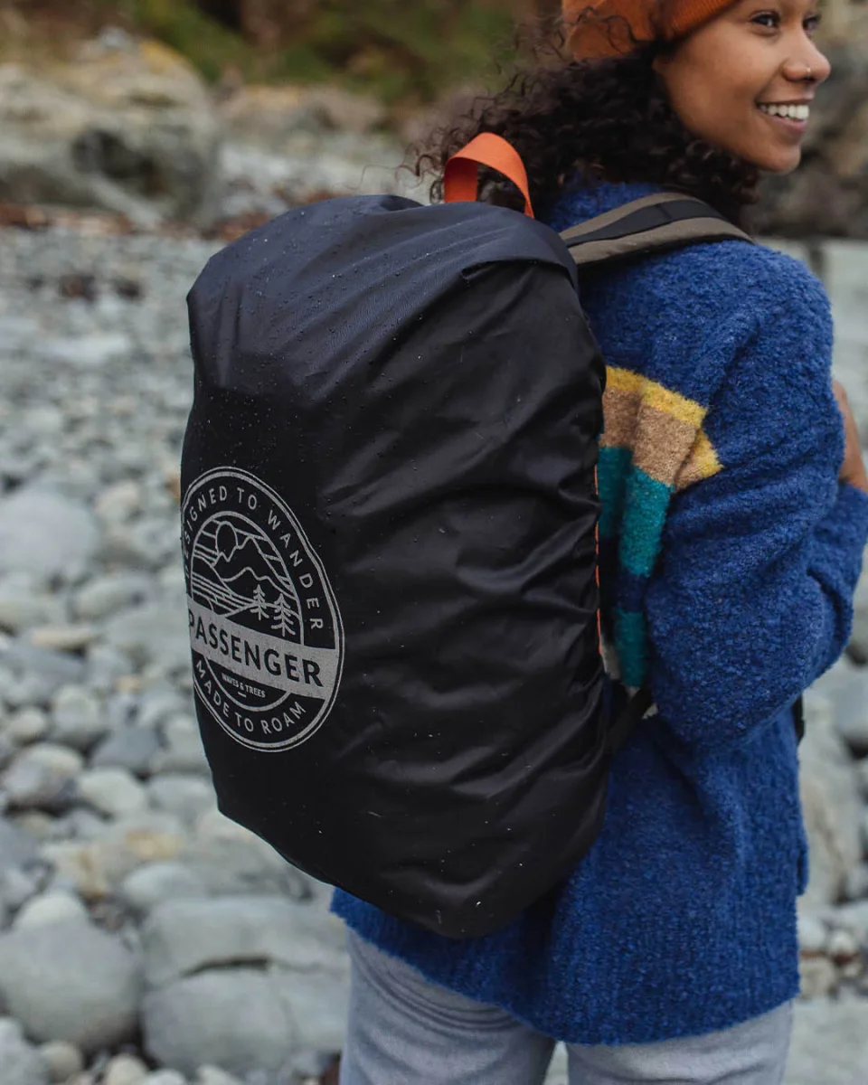 Housse de Sac à Dos Recyclée (18-35L) - Noir – Image 6