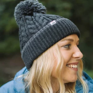 Bonnet à Pompon Stoke - Noir Délavé