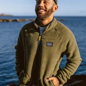 Polaire Sherpa Recyclée Full Zip Tripper 2.0 - Kaki