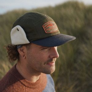 Chapeau doublé en polaire recyclée Nightfall - Olive poussiéreux