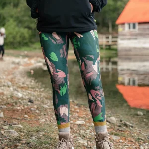 Legging Actif Recyclé Mantra - Montagne Abstraite Sapin