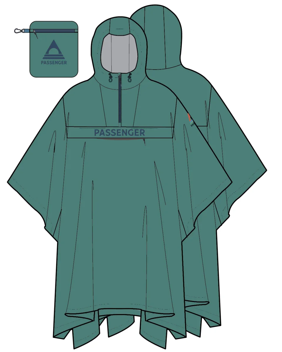Poncho Imperméable Roamer - Mer Profonde – Image 8
