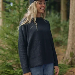 Pull Cove 2.0 en coton bio tricoté - Noir