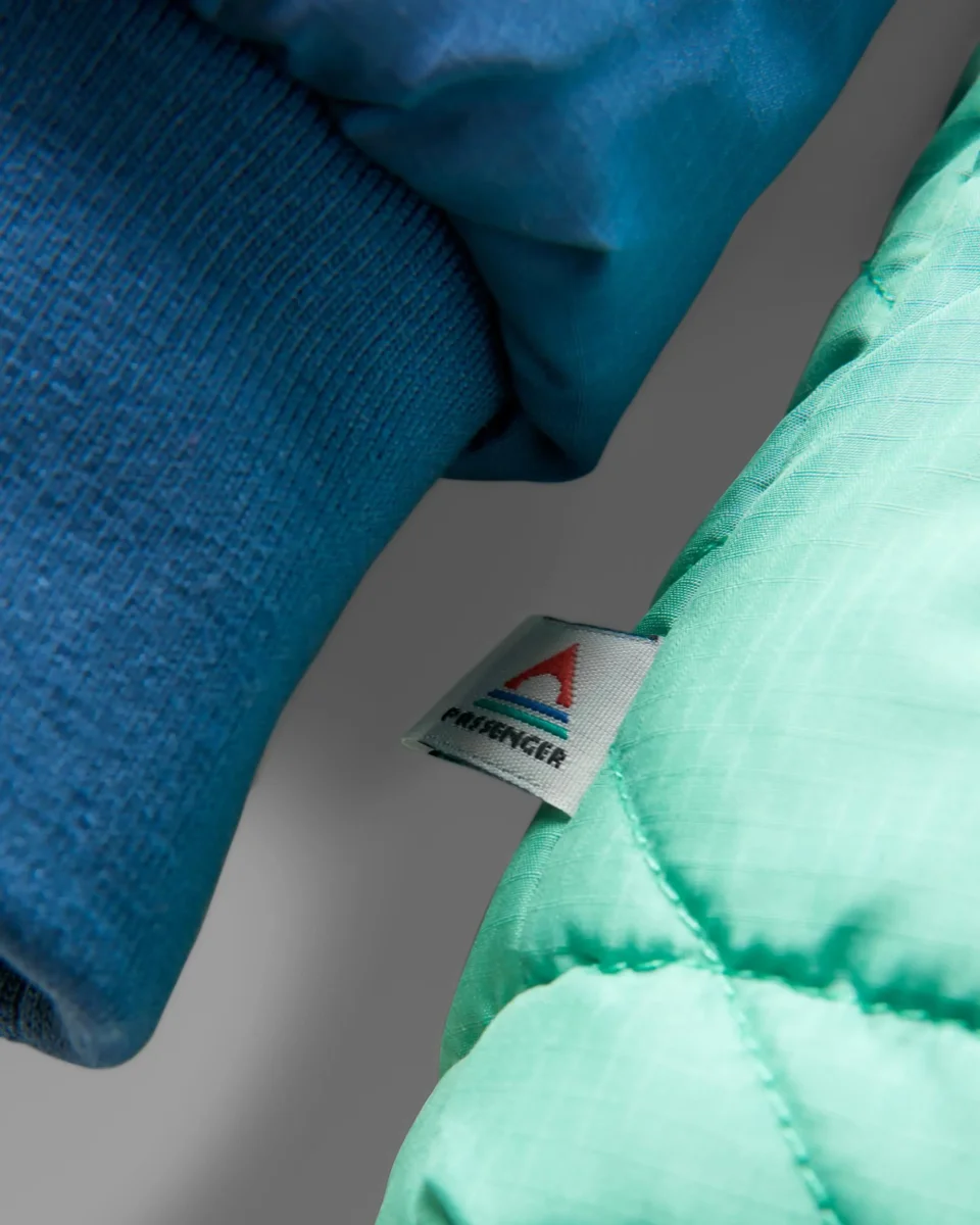 Veste Isolante Recyclée à Fermeture Éclair 1/2 Ocean - Vert Fôret – Image 6