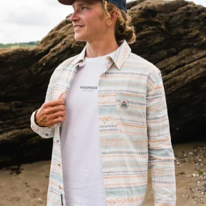 Chemise en Coton Bio Amboro - Patchwork Rayures Birch