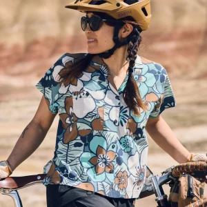 Chemise Active Recyclée 365 Boxy - Vintage Floral Aqua