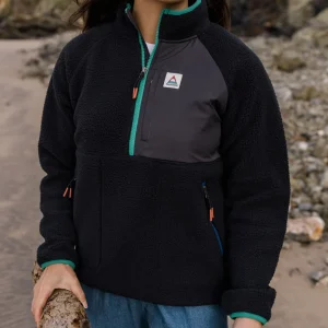 Polaire en Sherpa Recyclé Home - Noir