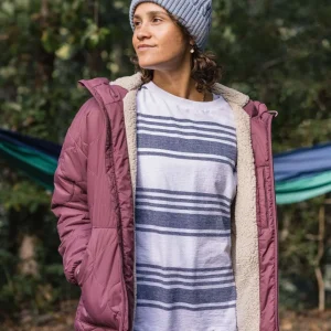 Veste Isolée Doublée en Sherpa Recyclé et Terreuse - Baie Écrasée