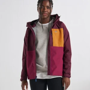 Veste Imperméable Recyclée pour Femmes Trailscape - Figue/Baie Sauvage