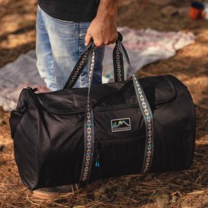 Sac de Sport Weekender 58L en Polyester Recyclé - Noir