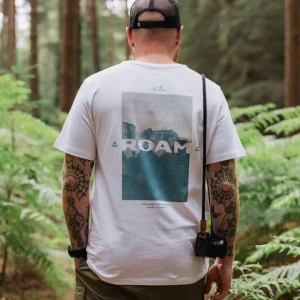 T-shirt en coton recyclé Roam - Blanc