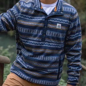 Polaire Recyclée Adrift - Midnight Fairisle