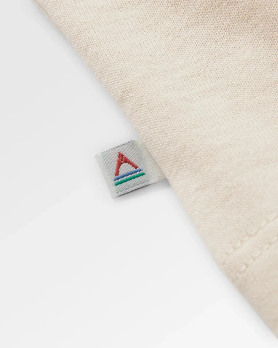 T-shirt à Manches Longues en Coton Recyclé Riser - Birch – Image 8