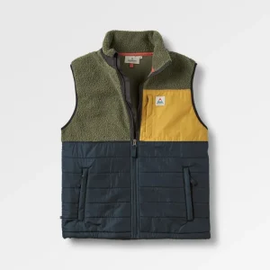 Gilet Sherpa Doublé Polaire Recyclé Born Explorer - Kaki