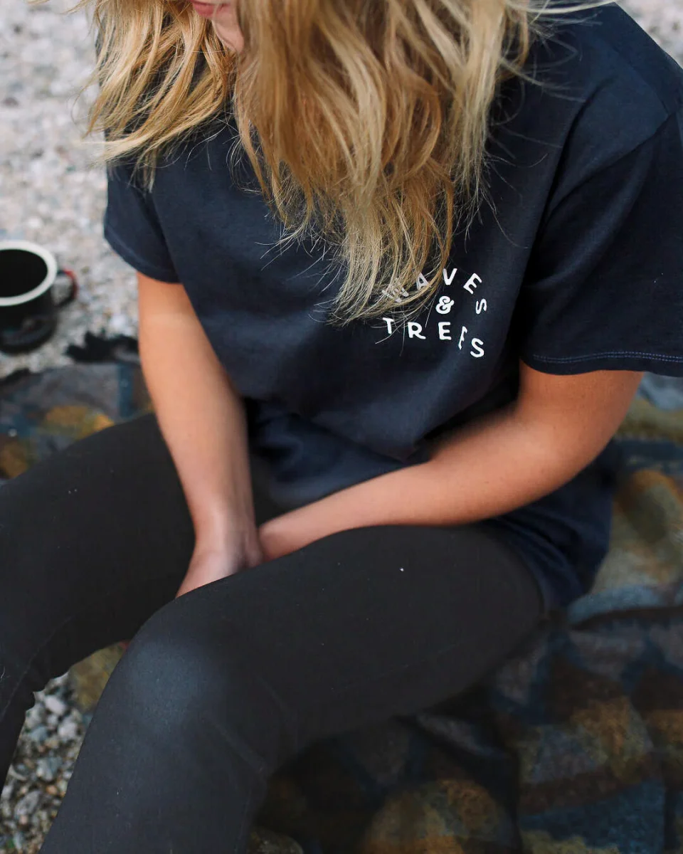 T-shirt en Coton Recyclé Penida - Noir – Image 3