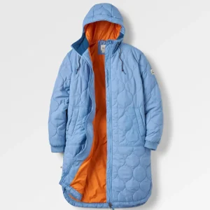 Parka Longue Isolante Recyclée Flora 2.0 - Denim Délavé