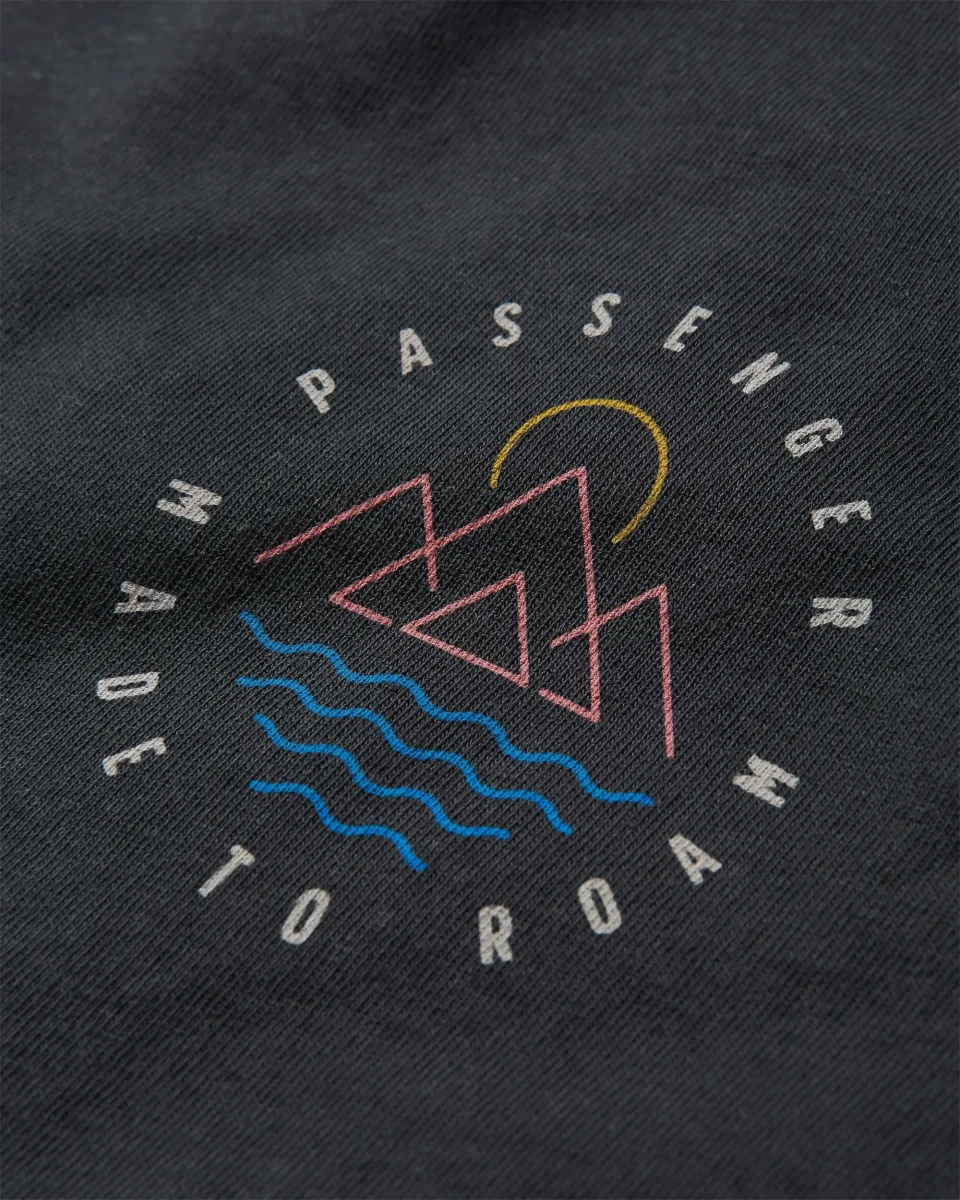 T-shirt en Coton Recyclé Escapism - Noir – Image 9