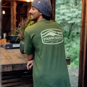 T-shirt en coton recyclé Rambler - Sapin