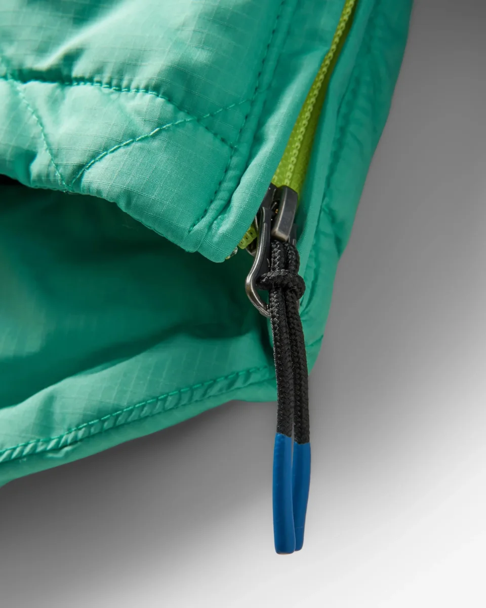 Veste Isolante Recyclée à Fermeture Éclair 1/2 Ocean - Vert Fôret – Image 7