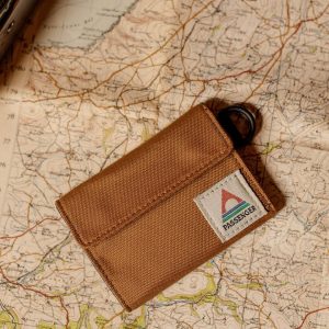 Portefeuille Recyclé de Poche - Marron Doré