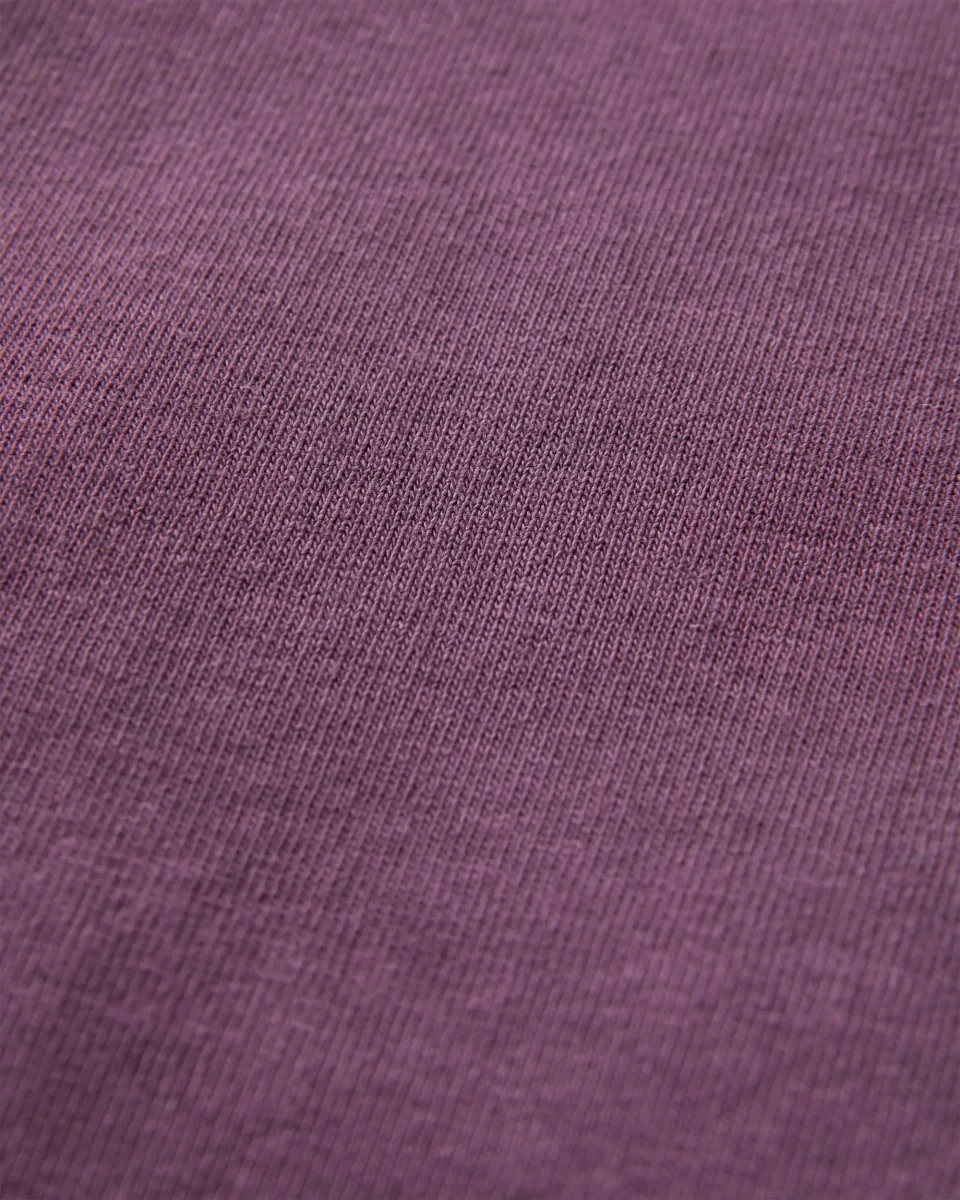T-shirt en Coton Recyclé Guided - Prune Profonde – Image 6