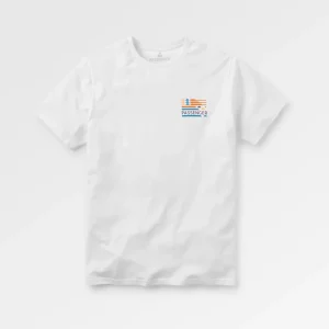 T-shirt en coton bio avec découpe - Blanc