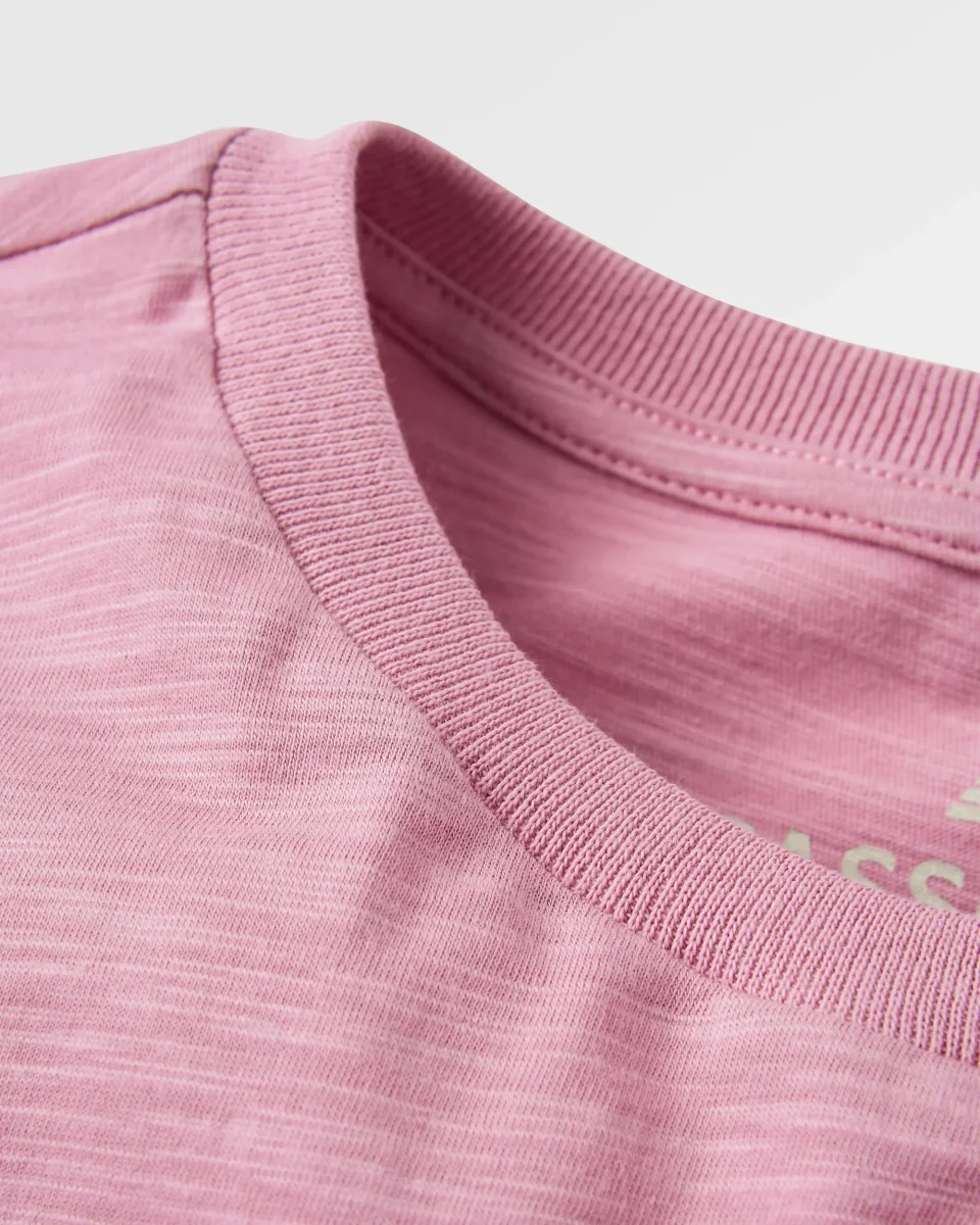 T-shirt en Coton Recyclé Laidback - Brouillard Rose – Image 6