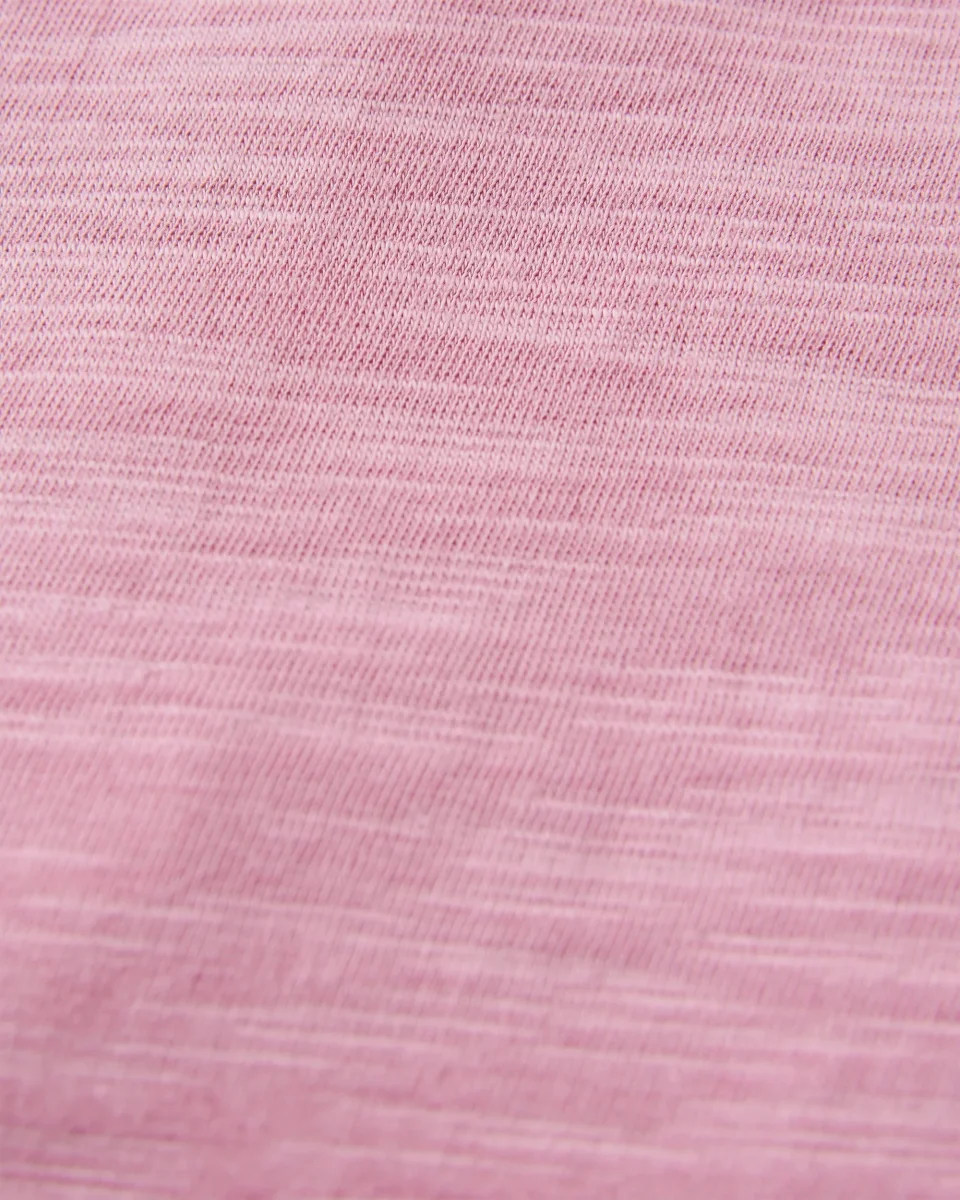 T-shirt en Coton Recyclé Laidback - Brouillard Rose – Image 7
