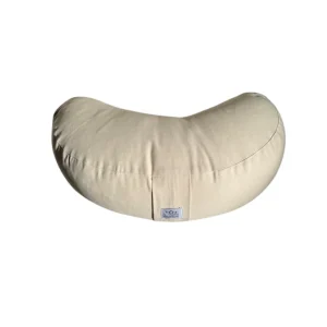 FUZEN - Coussin de méditation en demi lune  IVOIRE