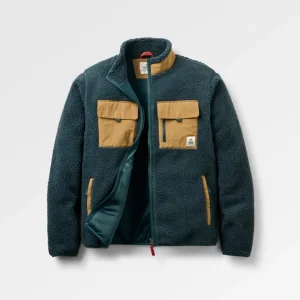 Veste en polaire à poils longs Valiant - Dark Fern