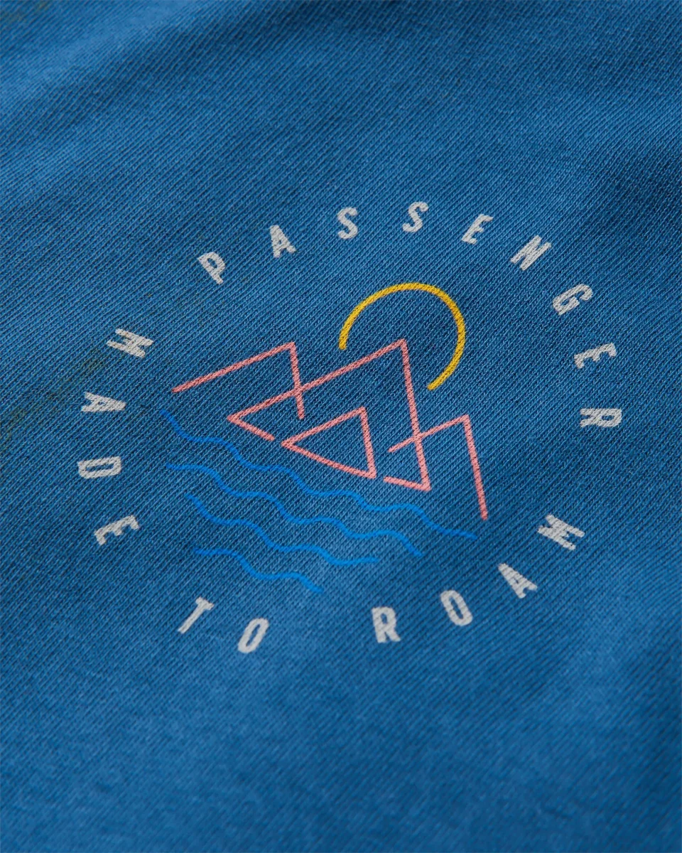 T-shirt manches longues recyclé Escapism - Denim foncé – Image 7