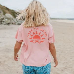 T-shirt bio Sunburst - Soft Shell Pink