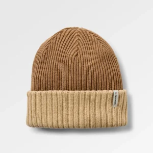 Bonnet réversible recyclé Outlook - Toffee/Stone