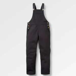 Salopette en coton bio Shuffle - Noir