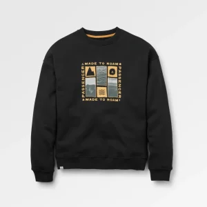 Sweatshirt en Coton Bio Snapshot - Noir