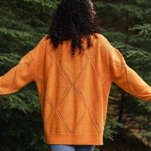 Az4m2dDp9TL5oJh4YcGT_aCqH1GFDwdVAFHOJIeSIYI.jpgv1714134949 Pull bio surdimensionné en maille - Abricot