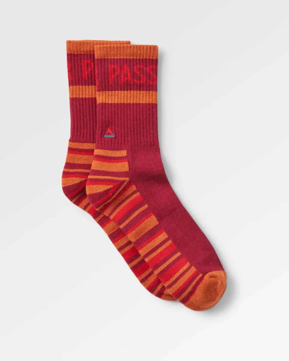Chaussettes Actives Tahoma - Rouge Ocre