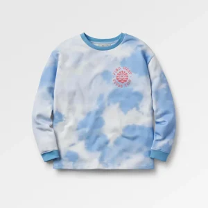 Redécouvrez le Sweatshirt en Coton Bio - Tie Dye Cornflower